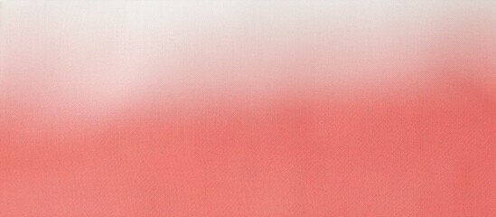 Copy space image of a canvas fabric texture background featuring a two tone color scheme in white and coral pink