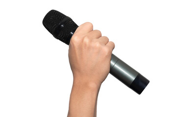 Hand holding microphones, musical, singing, instruments 