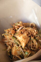 Gado Gado is Indonesian Mix Salad with Peanut Sauce, Popular traditional food in Jakarta