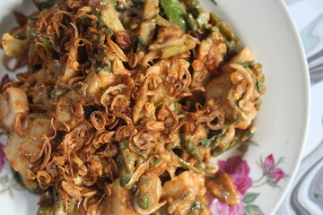 Gado Gado is Indonesian Mix Salad with Peanut Sauce, Popular traditional food in Jakarta