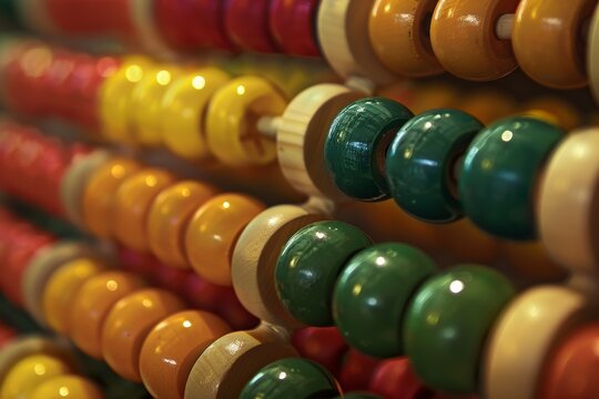 Calculate using abacus