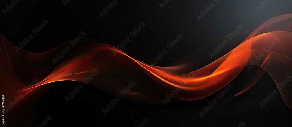 Leinwandbilder a gorgeous minimalistic black background with ample copy space image