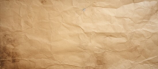 Crumpled dirty old paper background with copy space image