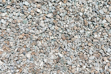 敷き詰められた小石