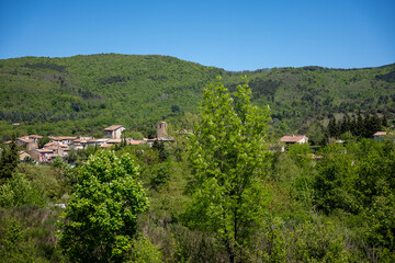 Fototapeta premium village in region Bugarach