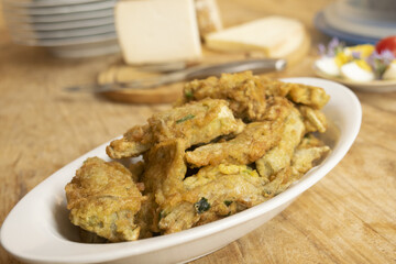 battered and fried artichokes