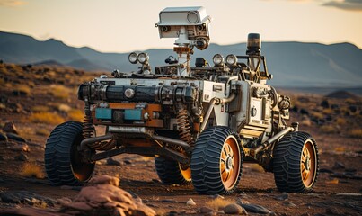 Rover Maneuvering Through Martian Sand