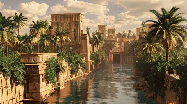 Explore the Ancient Ruins of Babylon in an Interactive 3D Scene