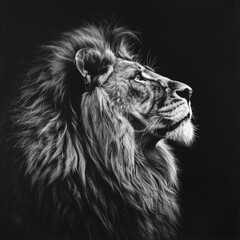 Fototapeta premium portrait of a lion