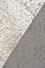 Fototapeta premium White and grey asphalt