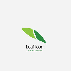  Abstract green leaf logo, vintage illustration background, green leaf monochrome natural icon graphic abstract design.