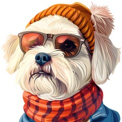 Dog trendy fashion