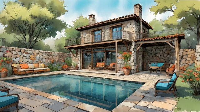 House With Pool Real Estate