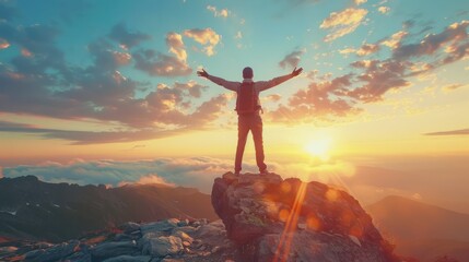 Obraz premium Celebrate progress and achievements along the way