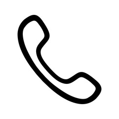 Premium Single Call and Telephone Icon - Ideal for Websites, Mobile Apps, Business Cards, and Marketing Materials - Enhance Your Design with a Professional Touch