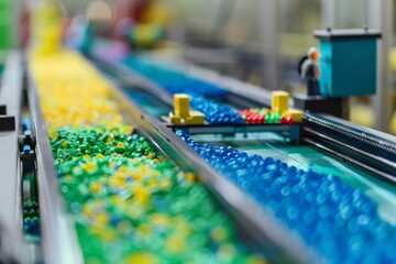 Factory steps for producing colorful plastid seeds