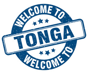 Welcome to Tonga stamp. Tonga round sign