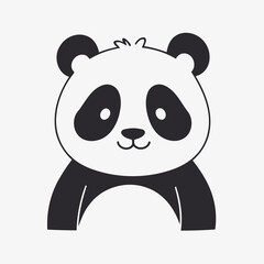 Cute Panda for children story book vector illustration