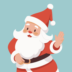 Cute Santa for kids vector illustration