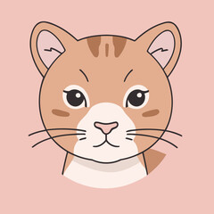 Vector illustration of a cute Puma for children