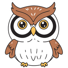 Cute Owl vector illustration for little ones' bedtime routines
