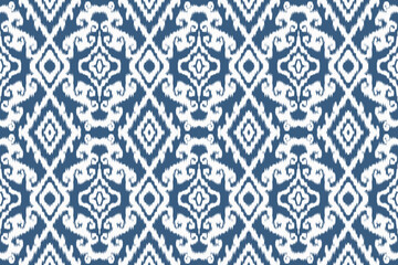 Seamless ethnic design, ikat art. beautiful hand drawn Design for textile and printingEthnic pattern.beautiful pattern. folk embroidery,bohemian style,aztec geometric art	
