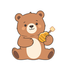Cute Bear for kids vector illustration