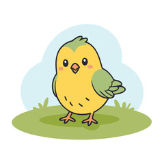 Cute Bird for kids vector illustration