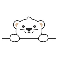 Naklejka premium Vector illustration of a cute Lion for kids books