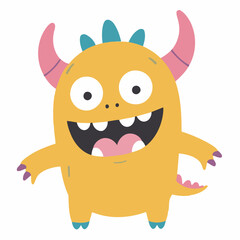 Cute Monster vector illustration for children