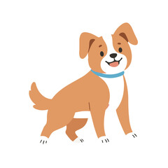 Vector illustration of a cute Dog for kids