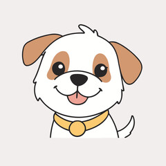 Cute Dog for toddlers vector illustration