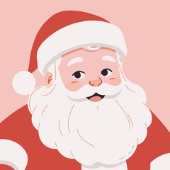 Cute Santa for kids story book vector illustration