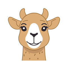 Cute Camel for children story book vector illustration