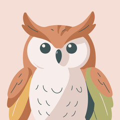 Cute Owl vector illustration for little ones' bedtime routines