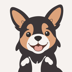 Cute Dog for kids vector illustration
