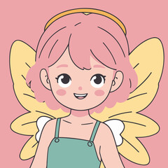 Cute Fairy for kids vector illustration