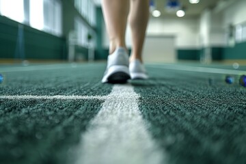 Athlete displaying agile footwork on court, highlighting speed and agility in summer olympic sports