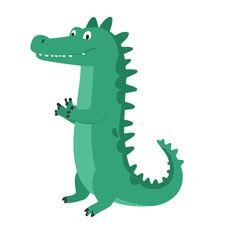 Cute Crocodile for kids vector illustration