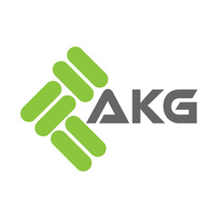 AKG letter logo vector design, AKG simple and modern logo. AKG luxurious alphabet design