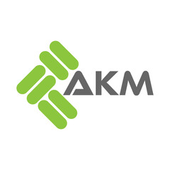 AKM letter logo vector design, AKM simple and modern logo. AKM luxurious alphabet design