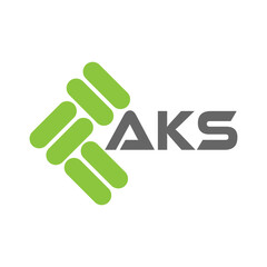 AKS letter logo vector design, AKS simple and modern logo. AKS luxurious alphabet design