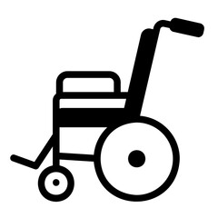 wheelchair glyph icon