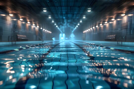 olympic swimming pool underwater