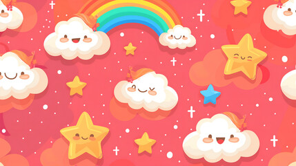 Woven with Pride: A Seamless Rainbow Pattern for Any Use