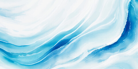 abstract soft blue and white abstract water color ocean wave texture background. Banner Graphic Resource as background for ocean wave and water wave abstract graphics	