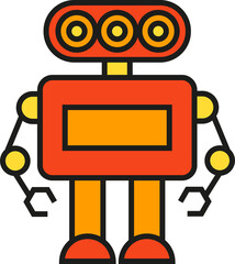 Robot Character Icon