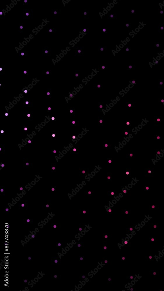 Poster animated abstract background. abstract dynamic with white dots rhombus on transparent background. mo
