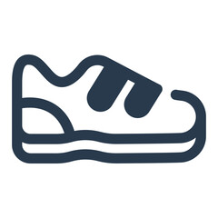 Cycling Shoes for Bike Race Vector Icon Illustration