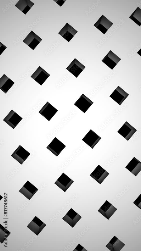 Poster animated abstract background. abstract dynamic with white dots rhombus on transparent background. mo